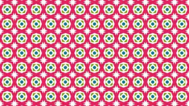 Hypnotischer Kaleidoskopischer Bühnenhintergrund Für Musik Abstrakte Mehrfarbige Bewegungsgrafiken Schönes Helles — Stockvideo