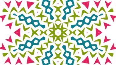 Hipnotik sürekli değişen sahne görsel döngü arka plan müzik için. Soyut çok renkli hareketli grafikler. Güzel parlak süsleme.