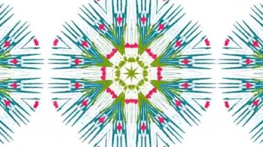 Hipnotik sürekli değişen sahne görsel döngü arka plan müzik için. Soyut çok renkli hareketli grafikler. Güzel parlak süsleme.