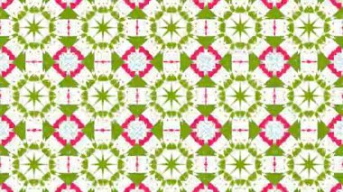 Hipnotik sürekli değişen sahne görsel döngü arka plan müzik için. Soyut çok renkli hareketli grafikler. Güzel parlak süsleme.