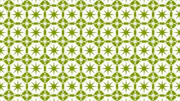 Hypnotique kaléidoscopique scène fond de boucle visuelle pour la musique. Graphiques de mouvement multicolores abstraits. Bel ornement lumineux .