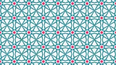 Hipnotik sürekli değişen sahne görsel döngü arka plan müzik için. Soyut çok renkli hareketli grafikler. Güzel parlak süsleme.