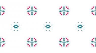 Hipnotik sürekli değişen sahne görsel döngü arka plan müzik için. Soyut çok renkli hareketli grafikler. Güzel parlak süsleme.