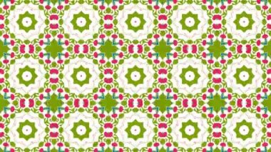 Hipnotik sürekli değişen sahne görsel döngü arka plan müzik için. Soyut çok renkli hareketli grafikler. Güzel parlak süsleme.