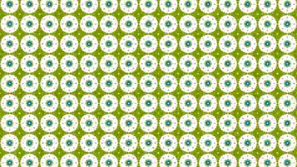 Hypnotique kaléidoscopique scène fond de boucle visuelle pour la musique. Graphiques de mouvement multicolores abstraits. Bel ornement lumineux .