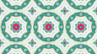 Hipnotik sürekli değişen sahne görsel döngü arka plan müzik için. Soyut çok renkli hareketli grafikler. Güzel parlak süsleme.