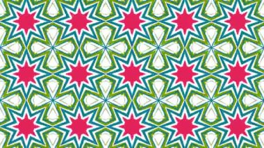 Hipnotik sürekli değişen sahne görsel döngü arka plan müzik için. Soyut çok renkli hareketli grafikler. Güzel parlak süsleme.