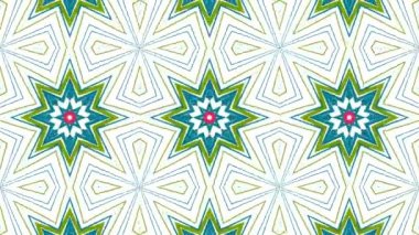 Hipnotik sürekli değişen sahne görsel döngü arka plan müzik için. Soyut çok renkli hareketli grafikler. Güzel parlak süsleme.