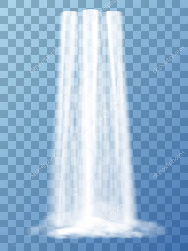 Realistic vector waterfall