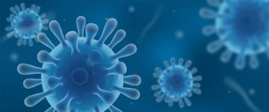 Coronavirus COVID-19 pankartı.