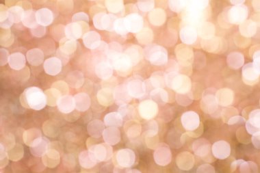 kalp şeklinde çerçeve altın bokeh, fenerler. Renkli tatil geçmişi. Metin için boşluk