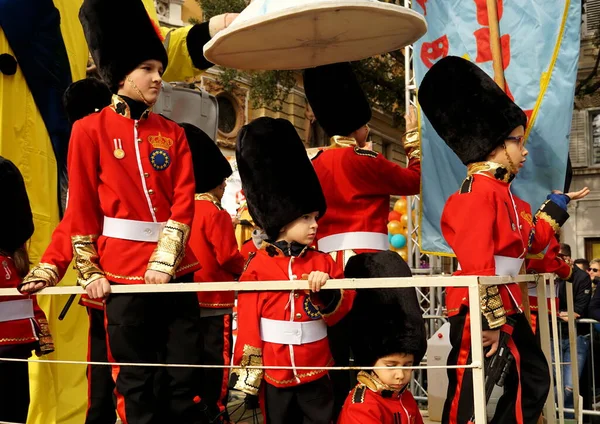 Rijeka Croatia February 23Rd 2020 London Queens Guard Mask Carnival — Stock Photo, Image