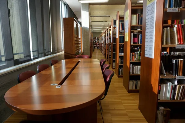 Rijeka Kroatien Oktober 2019 Ein Platz Zum Lernen Der Bibliothek — Stockfoto