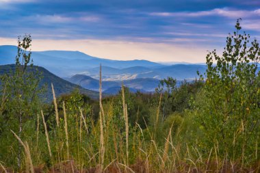 Sonbahar Karpatya manzaraları