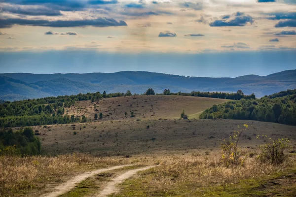 Krajobrazy Jesieni Karpaty — Zdjęcie stockowe