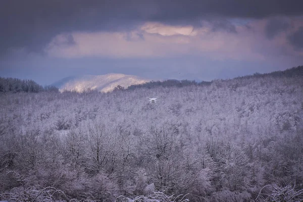 Inverno Nos Cárpatos — Fotografia de Stock