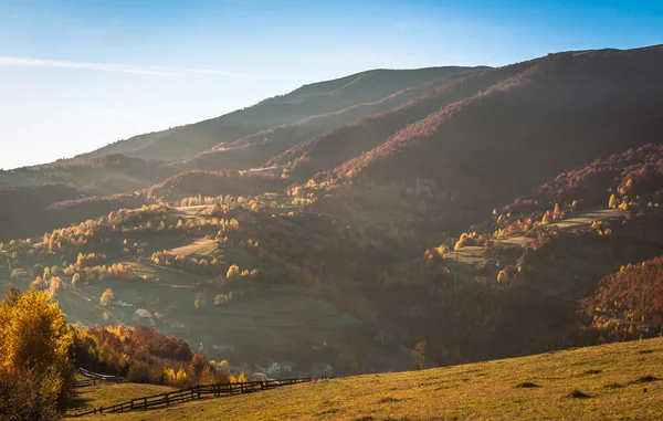 Peisaje Din Munții Carpați Toamnă — Fotografie, imagine de stoc