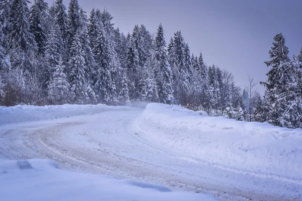 Invierno Los Cárpatos — Foto de Stock