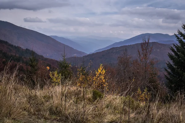 Peisaje Din Munții Carpați Toamnă — Fotografie, imagine de stoc