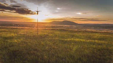 Sonbahar Karpatları hava fotoğrafçılığı