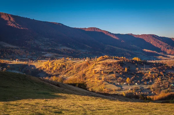 Peisaje Din Munții Carpați Toamnă — Fotografie, imagine de stoc