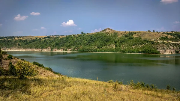 Peisajul Vară Canionului Nistru — Fotografie, imagine de stoc