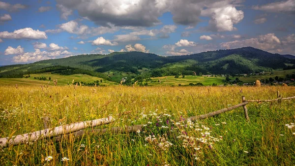 在喀尔巴阡山脉的夏天 — 图库照片