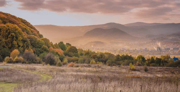 Paisajes Los Cárpatos Otoño — Foto de Stock