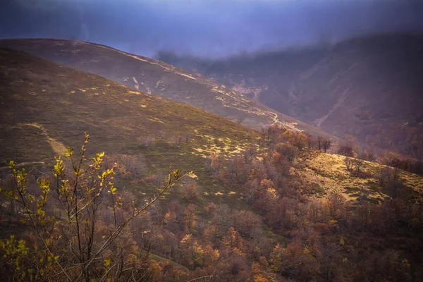 Peisaje Din Munții Carpați Toamnă — Fotografie, imagine de stoc