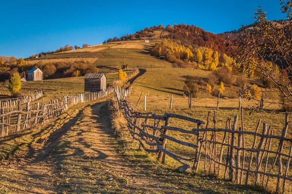 Landschaften Der Herbstkarpaten — Stockfoto
