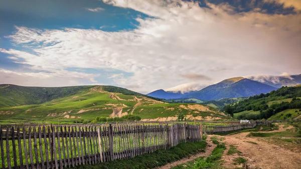 Ландшафти Осінніх Карпат — стокове фото