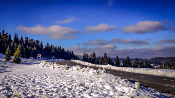 Invierno Los Cárpatos — Foto de Stock