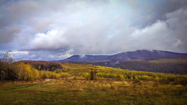 Landskap Hösten Karpaterna — Stockfoto