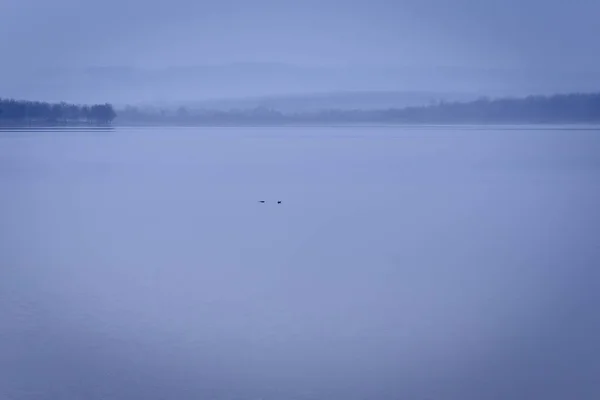 Bergsee Winter — Stockfoto