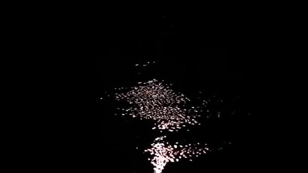 Sendero Iluminado Por Luna Río — Vídeos de Stock