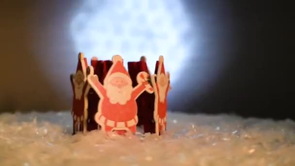 Dekoration Für Weihnachten Und Neujahr — Stockvideo