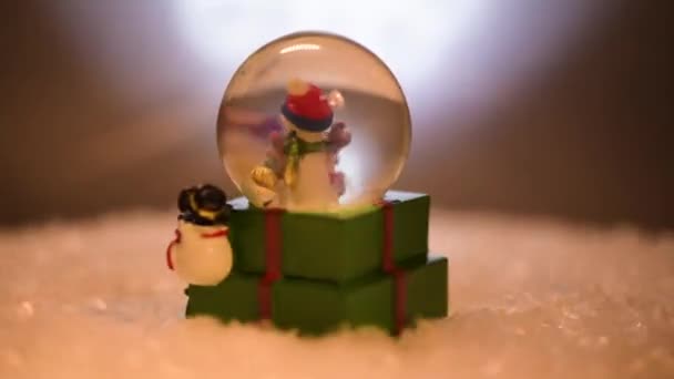 クリスマスと新年の雰囲気の装飾 — ストック動画
