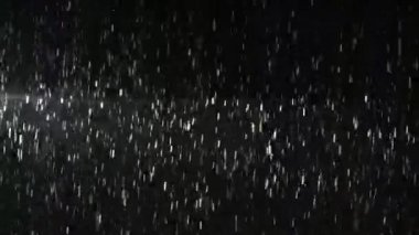 Kış gecesinde yumuşak kar yağışıweather forecast