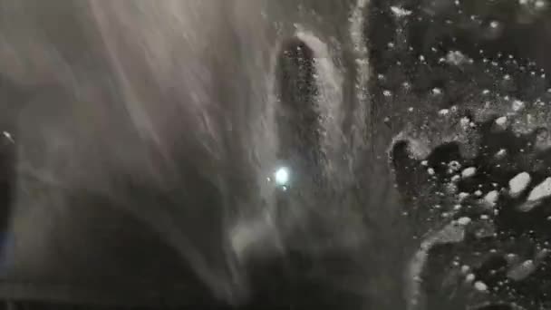 Lavage de voiture vue intérieure