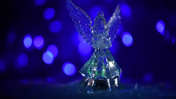 Înger Crăciun Într Atmosferă Vacanță — Videoclip de stoc