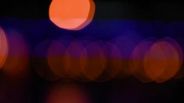 Uzhgorod 'un şehir gece manzarası