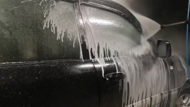 Geländewagen Waschen Außenansicht — Stockvideo
