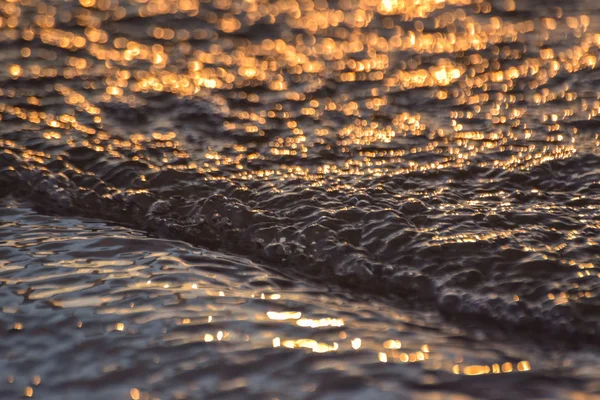 Zonsondergang Het Meer Winter — Stockfoto