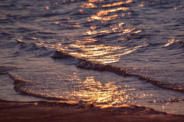 Sunset Lake Winter — Stock Photo, Image