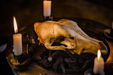 Okült sembollerin metaforik durgun yaşamı