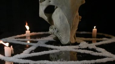 Okült sembollerin metaforik durgun yaşamı