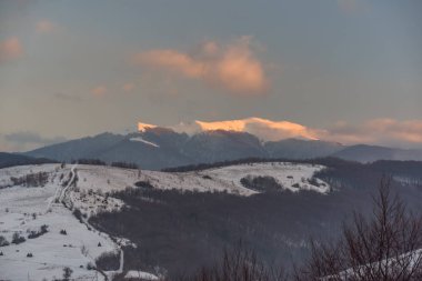 Winter in the Carpathians clipart