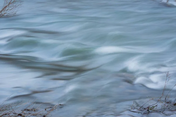 Mountain Flod Långsam Slutartid — Stockfoto