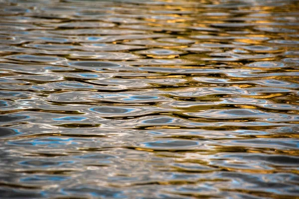 Struttura Variata Dell Onda Con Forti Venti All Ora Del — Foto Stock