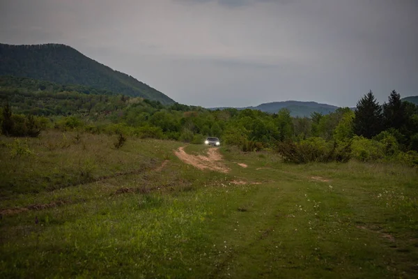 Stormy Landscape Plain Suv — Stock Photo, Image